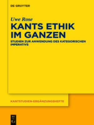 cover image of Kants Ethik im Ganzen